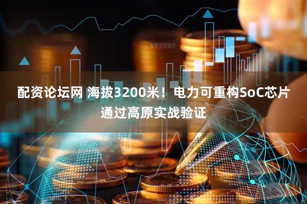 配资论坛网 海拔3200米！电力可重构SoC芯片通过高原实战验证